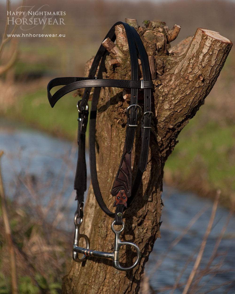 thumbnail image 2 of FSS Shining Curve Gold Crystal Bling Dressage Bridle – Havana Brown Patent Leather 2 of 6
