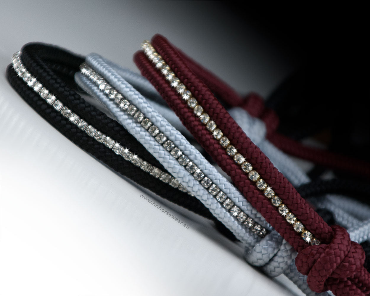 Rhinestone Inlay Rope Halter