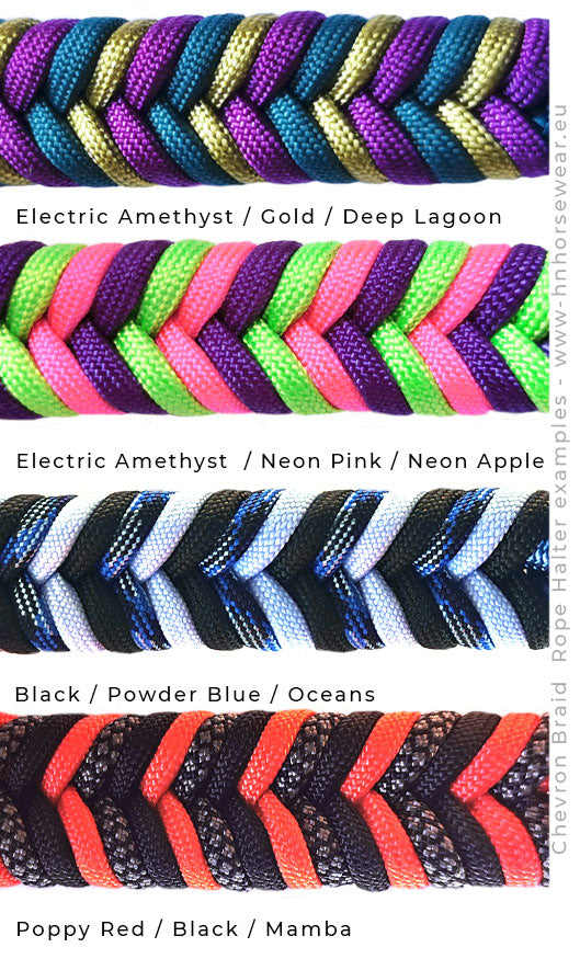 Chevron Braid Rope Halter