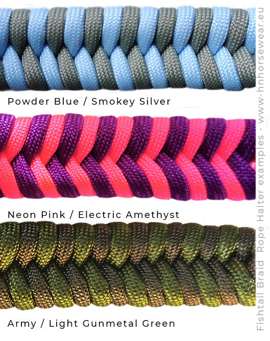 Fishtail Braid Rope Halter