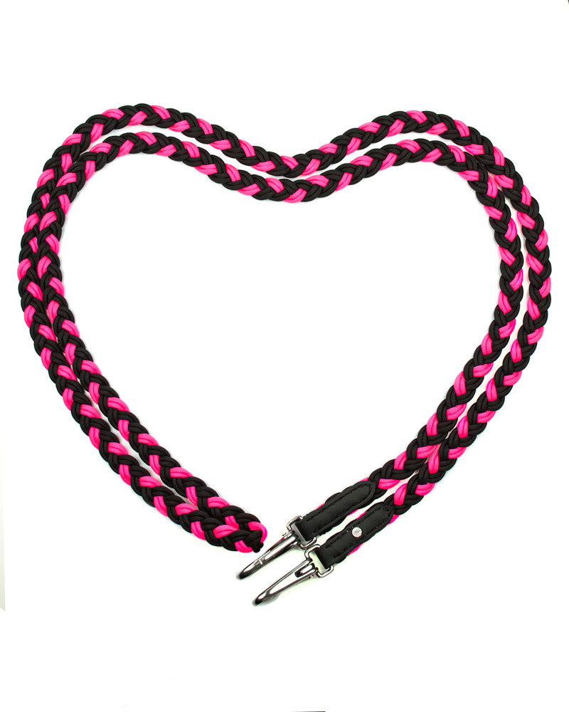 Boston Reins - Black Pink - S