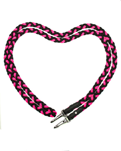 Boston Reins - Black Pink - S