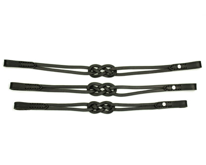 Caranthir - knotted leather browband