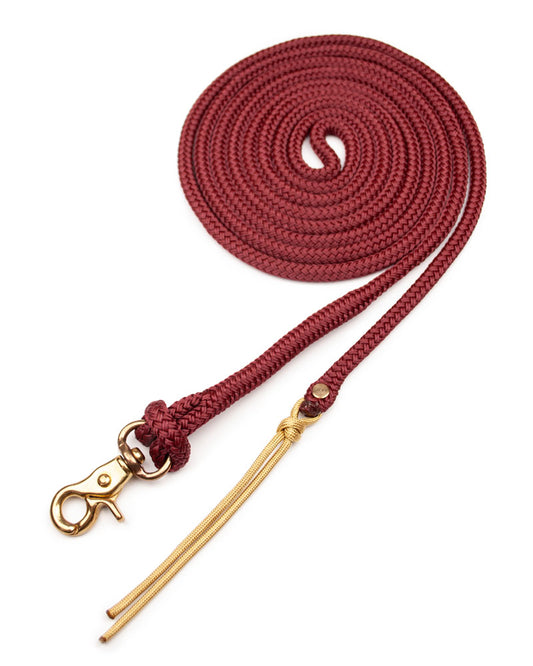 Fine Light Line Lead Rope - Golden Oxblood - 3m