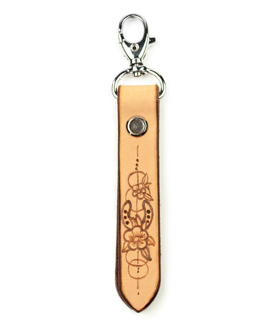 ID-Tag Horseshoe & Flowers