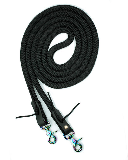 Mirecourt Reins - Black Rainbow - S