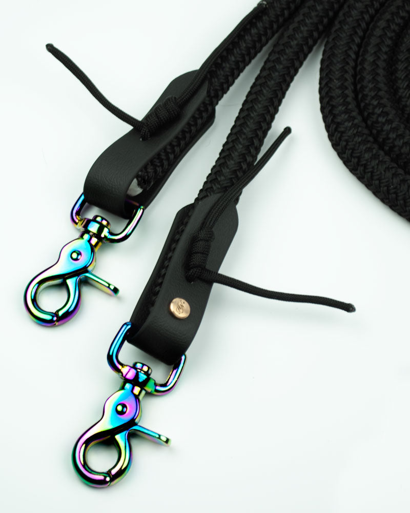 Mirecourt Reins - Black Rainbow - S
