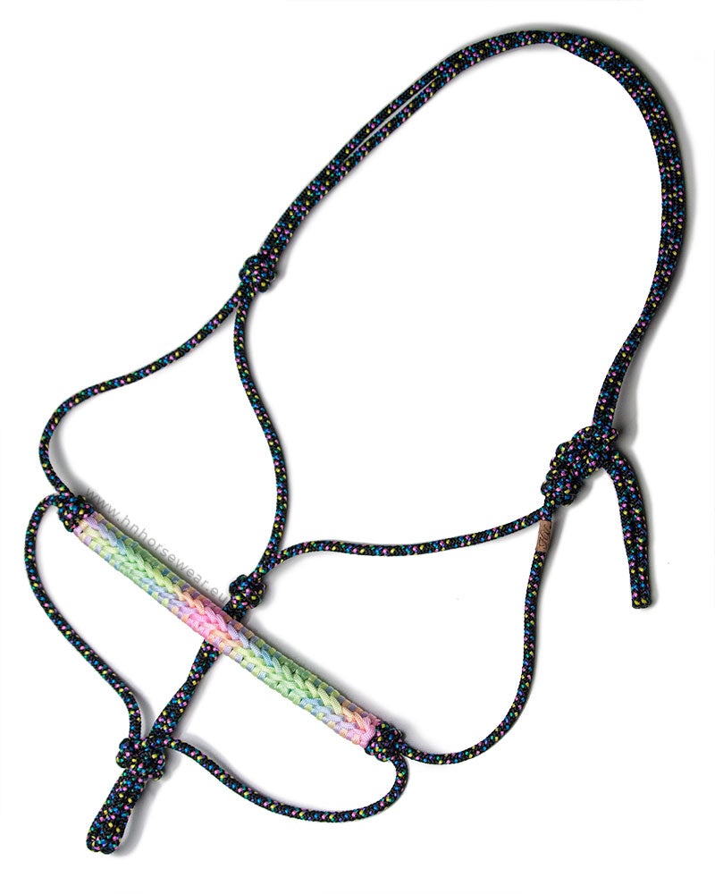 Pastel Party Rope Halter - full