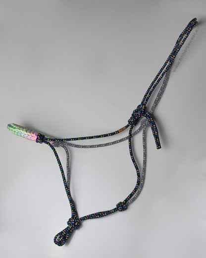 Pastel Party Rope Halter - full