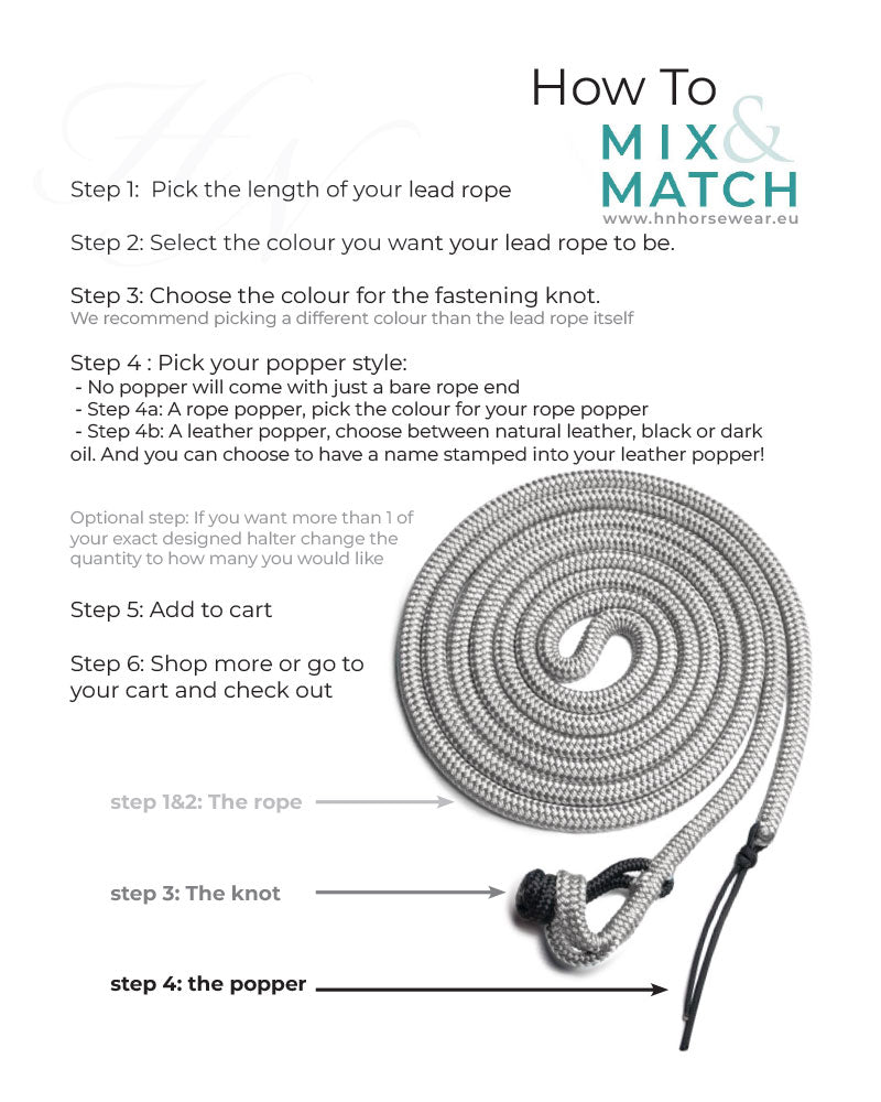 Quick Knot Lead Rope - Mix&Match