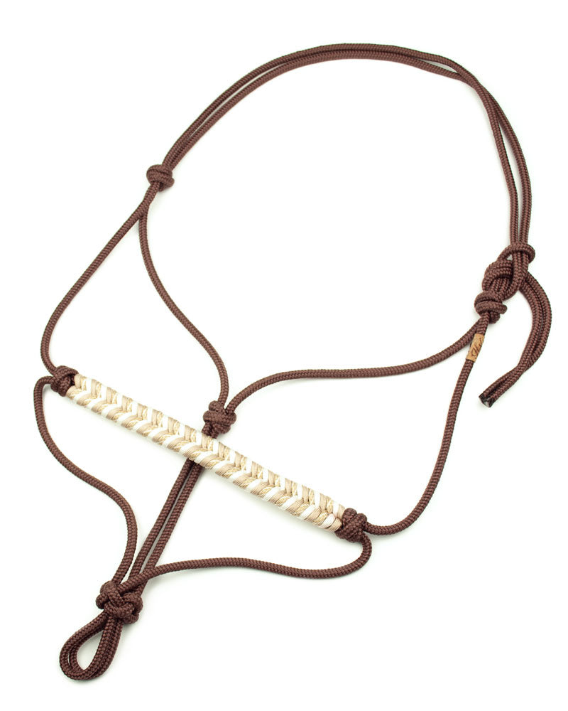 Cookies and Cream - rope halter - COB