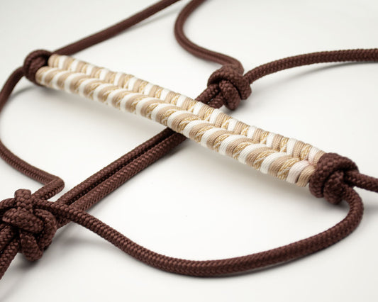 Cookies and Cream - rope halter - COB