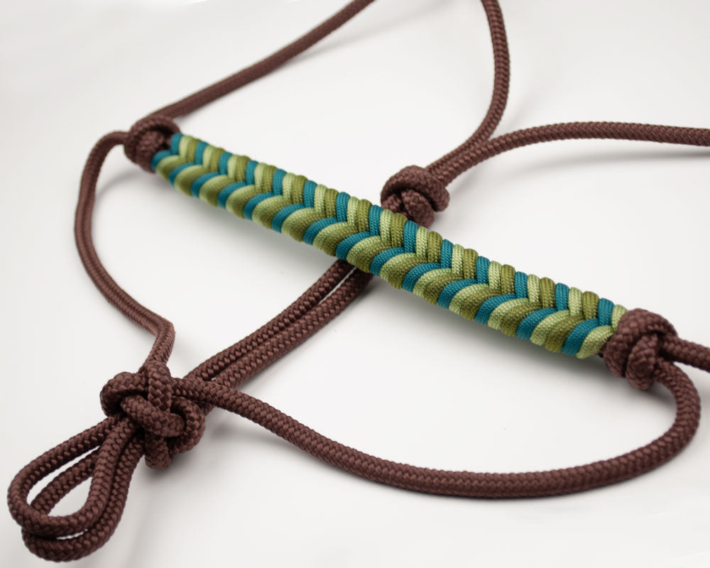 Pine Forest - rope halter - COB (flawed)