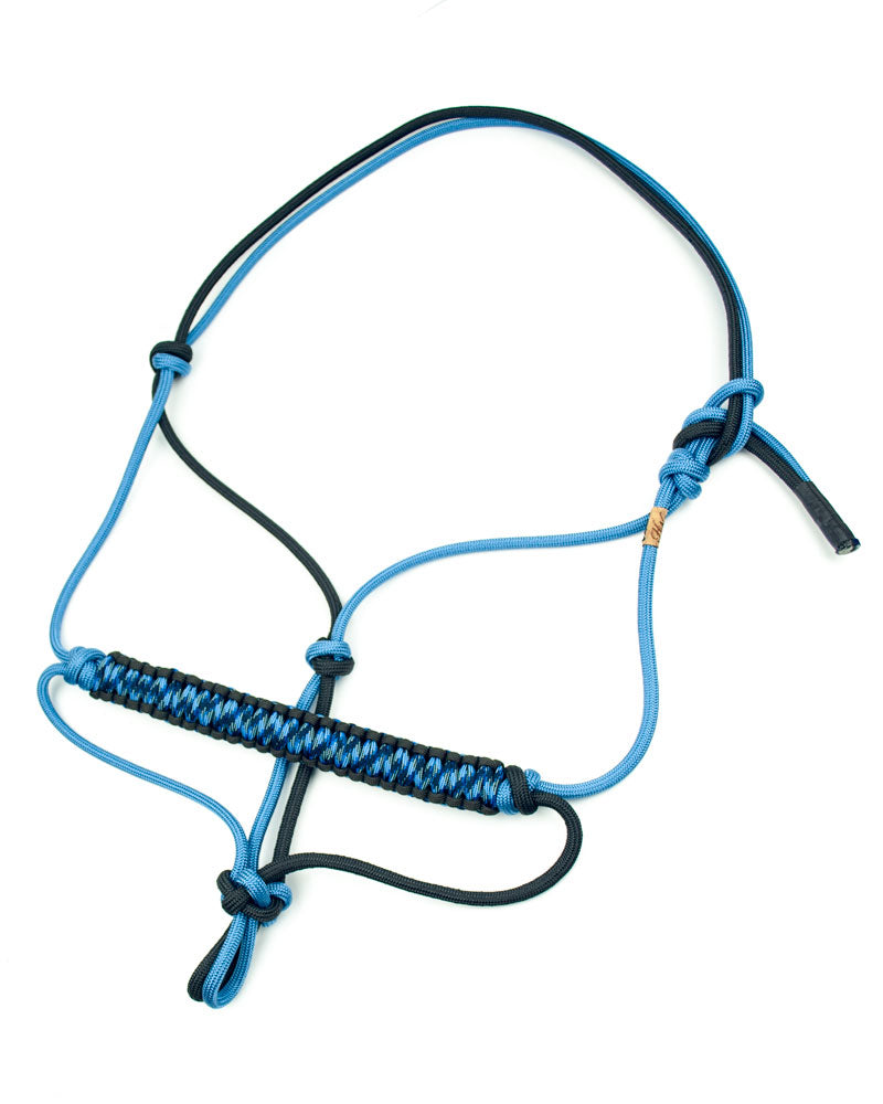 Black 'n Blue - premium rope halter - COB